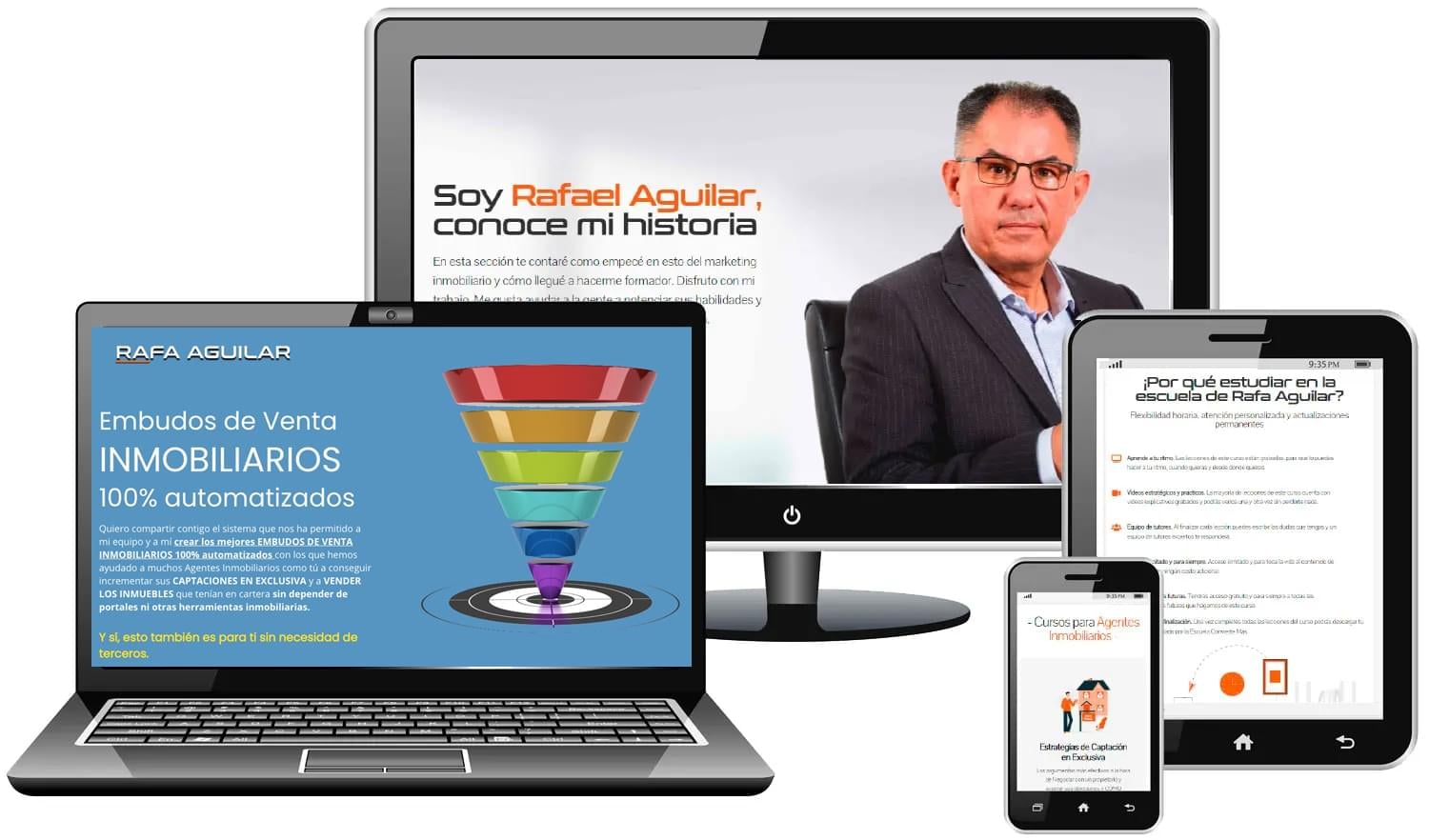 Programa en ordenador, tablet y móvil